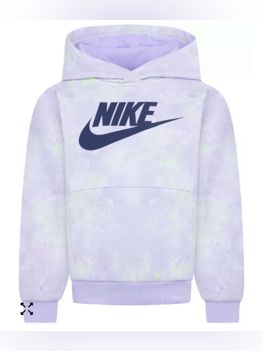 Nike Girls' Printed Club Hoodie,